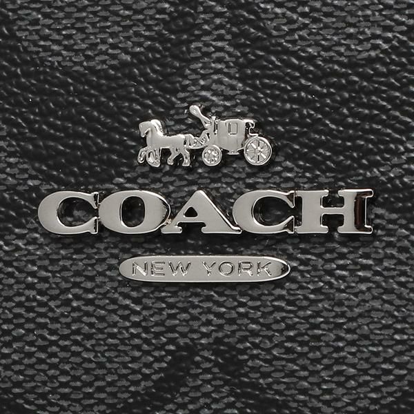 コーチ バッグ COACH F29210 SVDK6 ファイル クロスボディ シグネチャー キャンバス レディース ショルダーバッグ スモークブラック/ブラック 黒 詳細画像