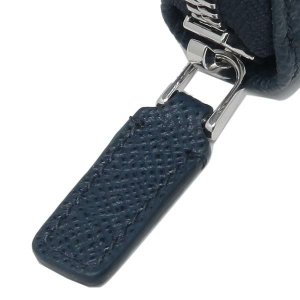 ブルガリ 財布 BVLGARI 284231 DSAP WALLETS ZIP AROUND メンズ 長財布 無地 DENIM SAPPHIRE 紺 詳細画像