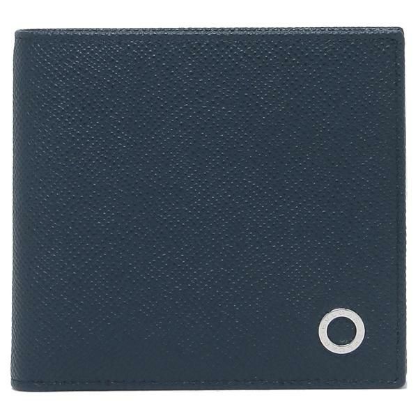 ブルガリ 財布 BVLGARI 39324 DSAP WALLETS ITALIAN メンズ 二つ折り財布 無地 DENIM SAPPHIRE 紺 詳細画像