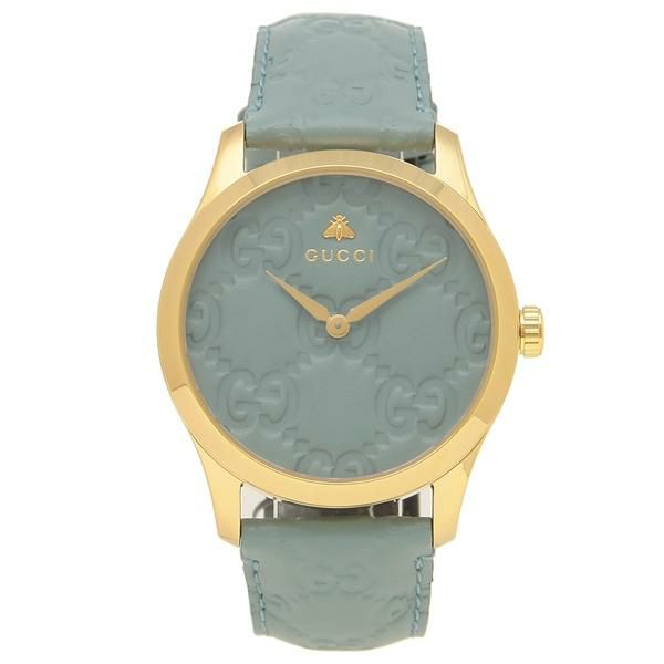 グッチ 時計 Gucci Ya Gーtimeless Gータイムレス 38mm レディース腕時計ウォッチ ブルー イエローゴールド お取り寄せ商品 Axes