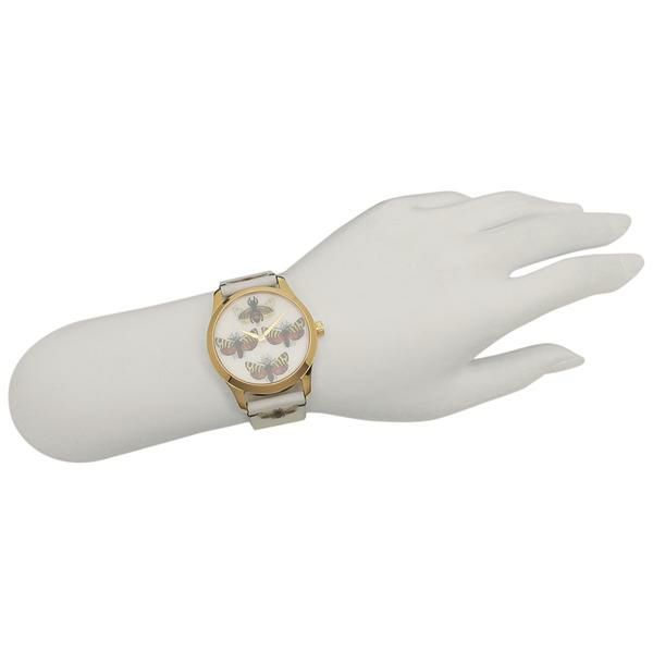 グッチ 時計 GUCCI YA1264109 GーTIMELESS Gータイムレス 38MM レディース腕時計ウォッチ ホワイト/マルチ 詳細画像