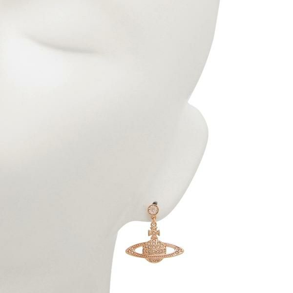ヴィヴィアンウエストウッド ピアス アクセサリー VIVIENNE WESTWOOD 62020025 G120 ミニ バス リリーフ ドロップ レディース ピンク/ゴールド vi-724536b3 詳細画像