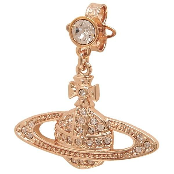 ヴィヴィアンウエストウッド ピアス アクセサリー VIVIENNE WESTWOOD 62020025 G120 ミニ バス リリーフ ドロップ レディース ピンク/ゴールド vi-724536b3 詳細画像