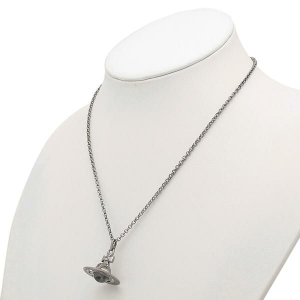 ヴィヴィアンウエストウッド ネックレス アクセサリー VIVIENNE WESTWOOD 63020097 S001 TINY ORB タイニー オーブ レディース ペンダント ブラック 詳細画像