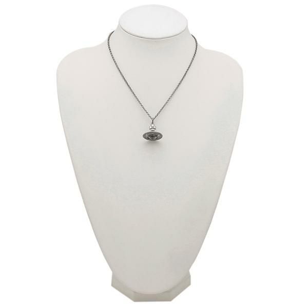 ヴィヴィアンウエストウッド ネックレス アクセサリー VIVIENNE WESTWOOD 63020097 S001 TINY ORB タイニー オーブ レディース ペンダント ブラック 詳細画像