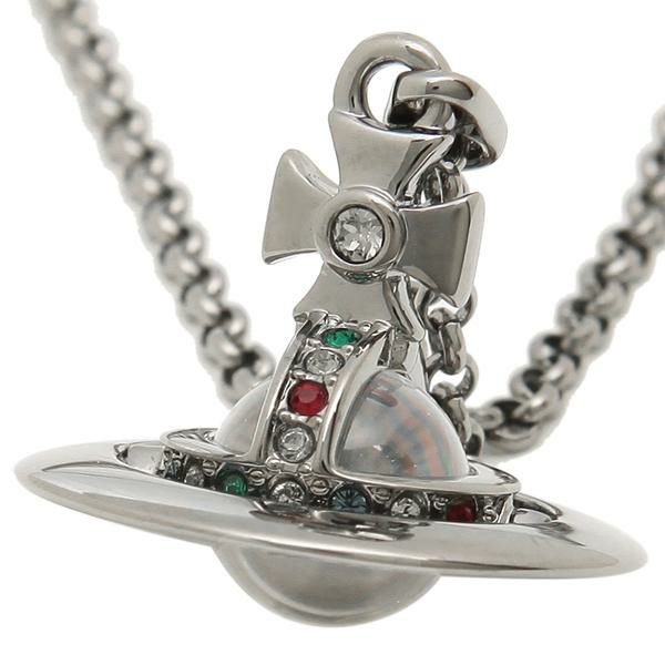 ヴィヴィアンウエストウッド ネックレス アクセサリー VIVIENNE WESTWOOD 63020097 S001 TINY ORB タイニー オーブ レディース ペンダント ブラック 詳細画像