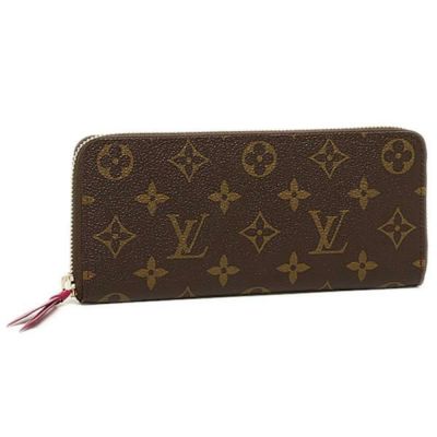 ルイヴィトン LOUIS VUITTON 長財布 モノグラム 財布 ルイヴィトン LOUIS VUITTON 財布 M60742 モノグラム ポルトフォイユ・クレマンス 長財布 フューシャ