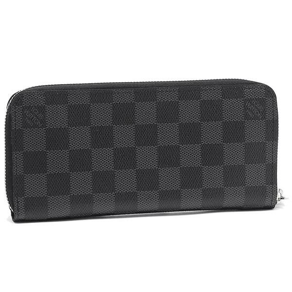ルイヴィトン LOUIS VUITTON 長財布 ダミエ 財布 ルイヴィトン 財布 LOUIS VUITTON N63095 ダミエグラフィット ジッピーウォレット ヴェルティカル ラウンドファスナー長財布 詳細画像