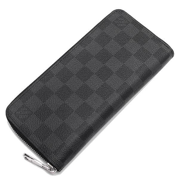 ルイヴィトン LOUIS VUITTON 長財布 ダミエ 財布 ルイヴィトン 財布 LOUIS VUITTON N63095 ダミエグラフィット ジッピーウォレット ヴェルティカル ラウンドファスナー長財布 詳細画像