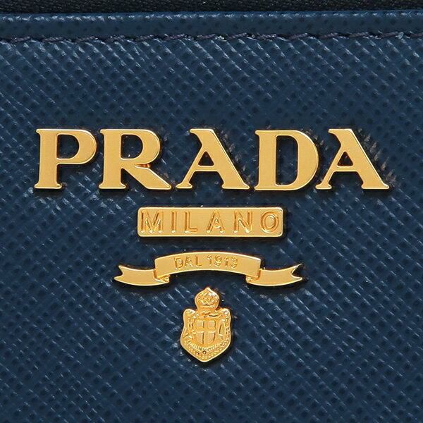 プラダ 二つ折り財布 サフィアーノ ミニ財布 レディース PRADA 1ML036 QWA 詳細画像