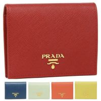 プラダ 二つ折り財布 サフィアーノ ミニ財布 レディース PRADA 1MV204 QWA 2DF8 2DKY