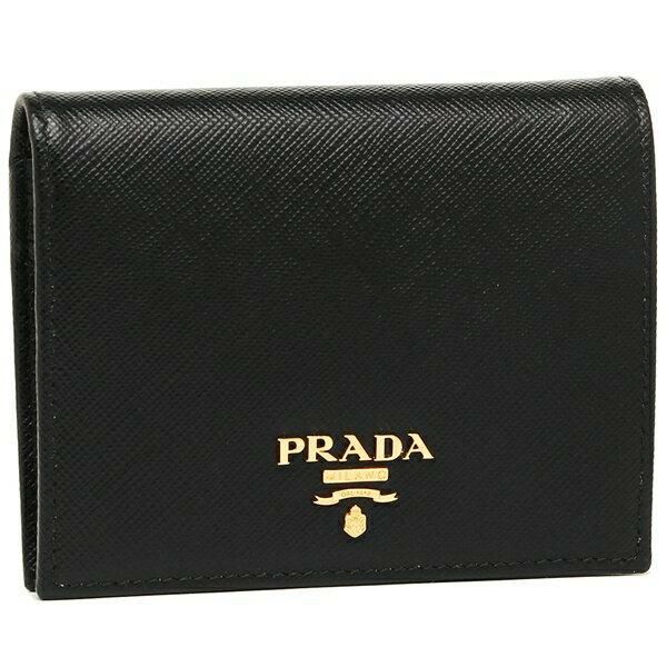 プラダ 二つ折り財布 サフィアーノ ミニ財布 レディース PRADA 1MV204 QWA 2DF8 2DKY 詳細画像