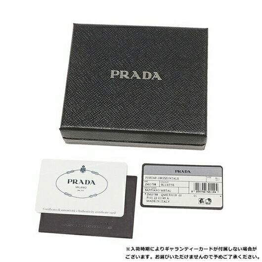 プラダ 二つ折り財布 サフィアーノ メンズ PRADA 2MO738 QHH QME 詳細画像