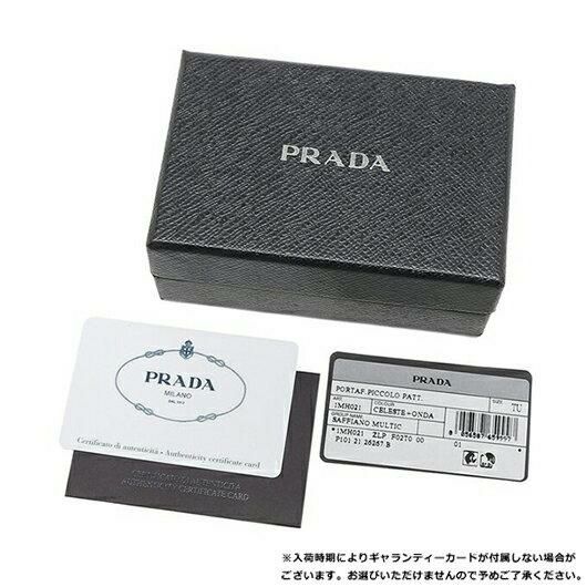 プラダ 三つ折り財布 サフィアーノ ミニ財布 レディース PRADA 1MH021 ZLP 詳細画像