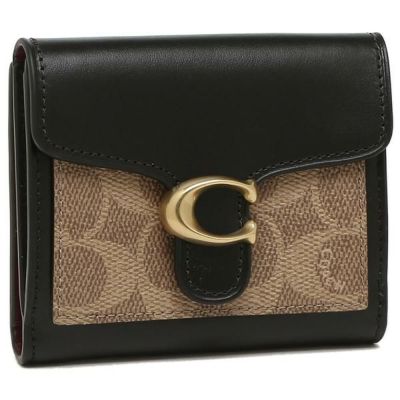 コーチ 財布 Coach 5 V5blc ダブル ポップ ハットン ウォレット ブロック レディース 二つ折り財布 無地 Black Multi 春夏新作 Axes