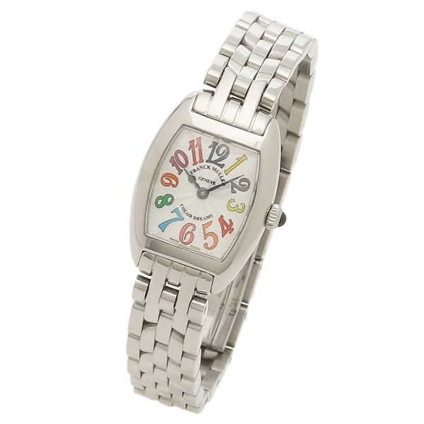 フランクミュラー 時計 FRANCK MULLER 2502QZCOLDRMO トノウカーベックスプティ カラードリームス レディース腕時計ウォッチ シルバー 【お取り寄せ商品】 詳細画像