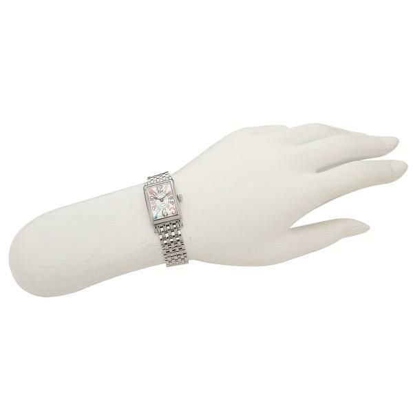 フランクミュラー 時計 FRANCK MULLER 802QZCOLDRMO BKH ロングアイランド カラードリームス クォーツ レディース腕時計ウォッチ シルバー 【お取り寄せ商品】 詳細画像