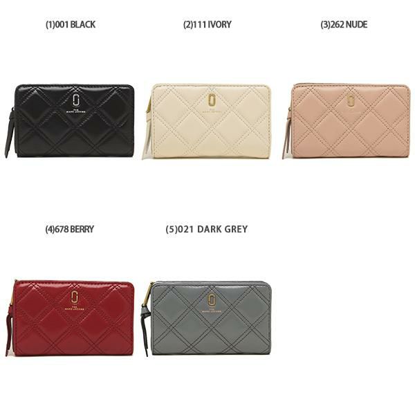 マークジェイコブス 二つ折り財布 キルテッドソフトショット レディース MARC JACOBS M0015782 詳細画像