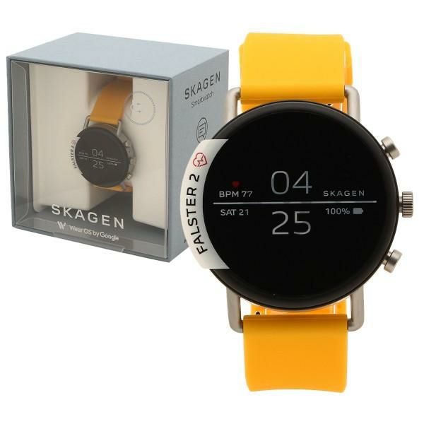 スカーゲン 時計 スマートウォッチ SKAGEN SKT5115 FALSTER 2 ファルスター ウェアラブル 40MM レディース腕時計ウォッチ イエロー