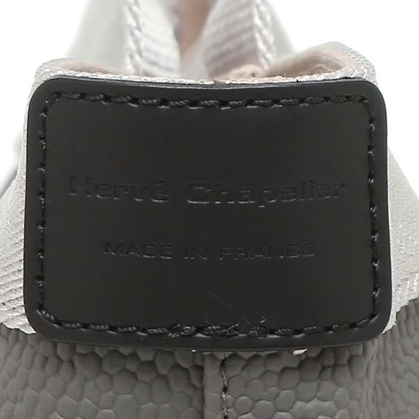 エルベシャプリエ バッグ Herve Chapelier 707GP 03G81 CABAS 舟型トートバッグ レディース トートバッグ 無地 GRAIN/ARGENT 詳細画像