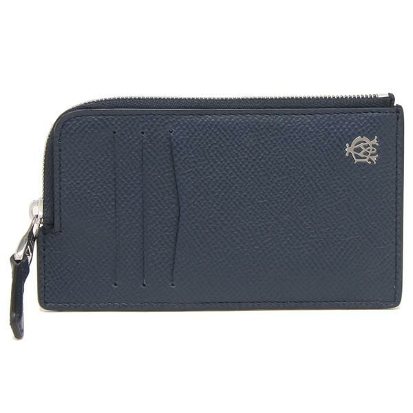 ダンヒル カードケース DUNHILL 19F2C40CA410R CARD CASE 4CC カドガン 名刺入れ・カードケース 無地 ネイビー ブルー 紺 詳細画像