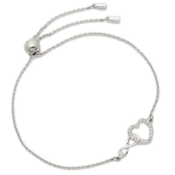 スワロフスキー ブレスレット アクセサリー SWAROVSKI 5524421 INFINITY HEART レディース バングル シルバー