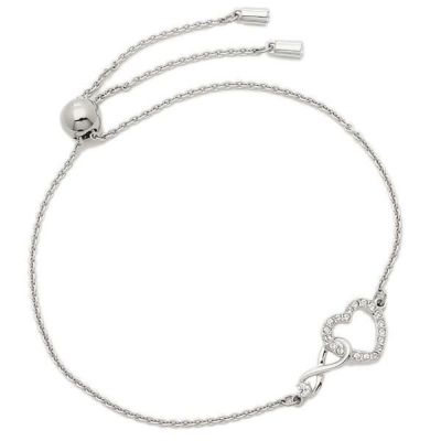 スワロフスキー ブレスレット アクセサリー SWAROVSKI 5524421 INFINITY HEART レディース バングル シルバー