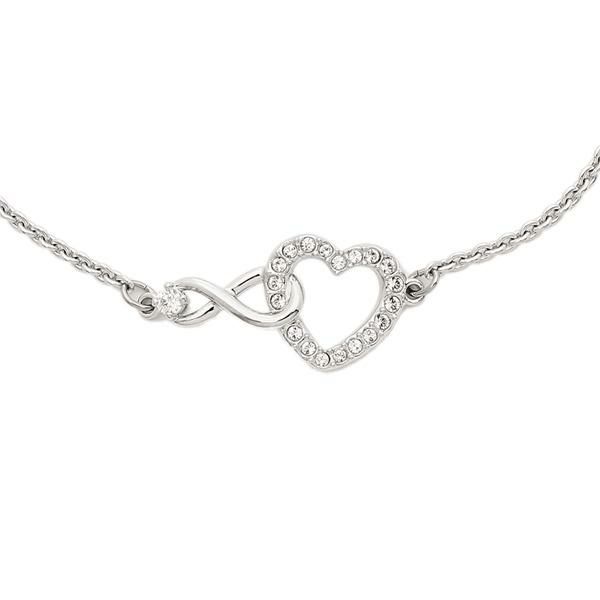 スワロフスキー ブレスレット アクセサリー SWAROVSKI 5524421 INFINITY HEART レディース バングル シルバー 詳細画像