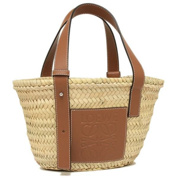 ロエベ ハンドバッグ かごバッグ LOEWE 327 02 S93 2435 BASKET SMALL BAG バスケット レディース 無地 NATURAL/TAN
