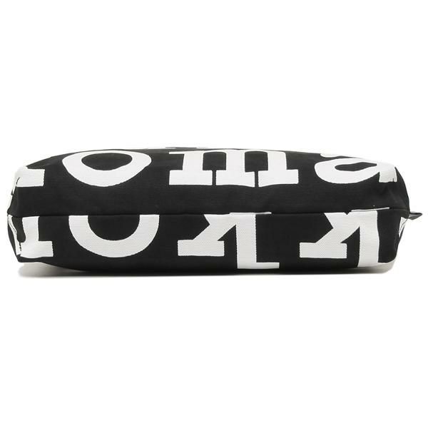 マリメッコ バッグ MARIMEKKO 047312 911 NOTKO LOGO ロゴ レディース トートバッグ BLACK/WHITE 黒 A4対応 詳細画像