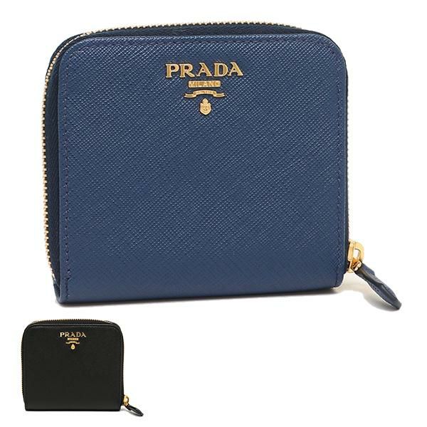 プラダ 二つ折り財布 サフィアーノ ミニ財布 レディース PRADA １ML522 QWA