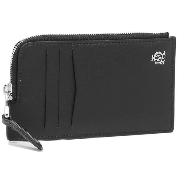 ダンヒル カードケース DUNHILL 19F2C40CA001R CADOGAN カドガン ラウンドファスナー 名刺入れ・カードケース 無地 BLACK 黒