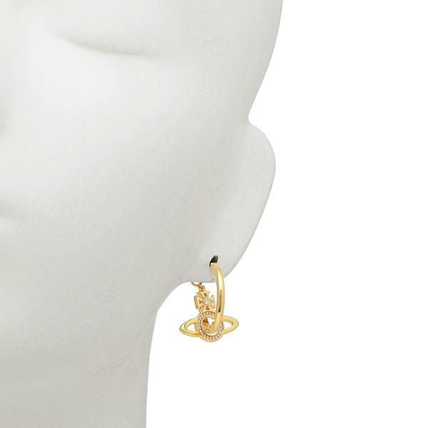 ヴィヴィアンウエストウッド ピアス アクセサリー VIVIENNE WESTWOOD 62010105 R102 MIRANDA EARRINGS レディース GOLD 詳細画像