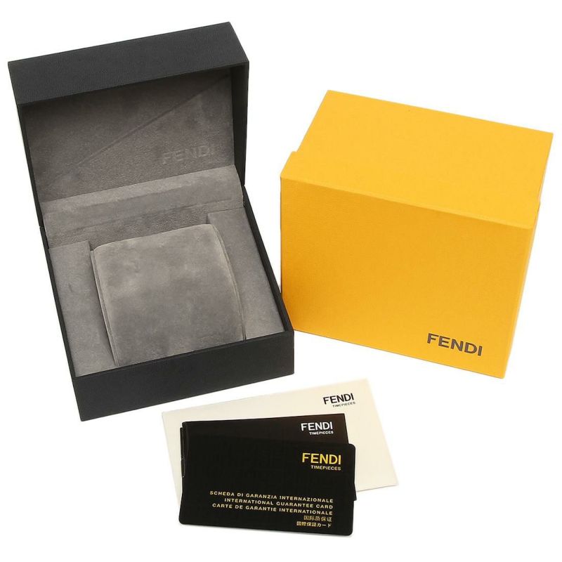 フェンディ 時計 FENDI F218021500 MOMENTO モメント クォーツ レディース腕時計ウォッチ ブラック 詳細画像