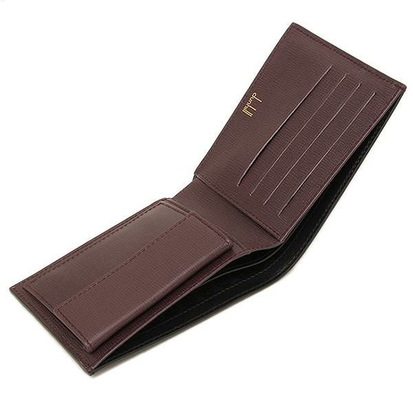 ダンヒル 財布 DUNHILL L2S832A BELGRAVE BILLFOLD 4CC & COIN PURSE 2つ折り財布 ブラック 詳細画像