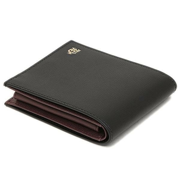 ダンヒル 財布 DUNHILL L2S832A BELGRAVE BILLFOLD 4CC & COIN PURSE 2つ折り財布 ブラック 詳細画像