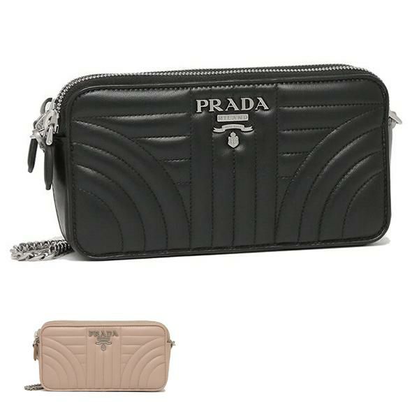 プラダ ショルダーバッグ サフィアーノ ミニバッグ 財布ショルダー チェーンウォレット レディース PRADA 1DH010 2B0X