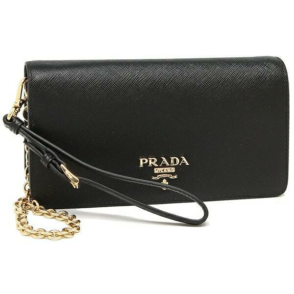 プラダ ショルダーバッグ サフィアーノ ミニバッグ 財布ショルダー チェーンウォレット リストレット レディース PRADA 1DH029 QWA 詳細画像