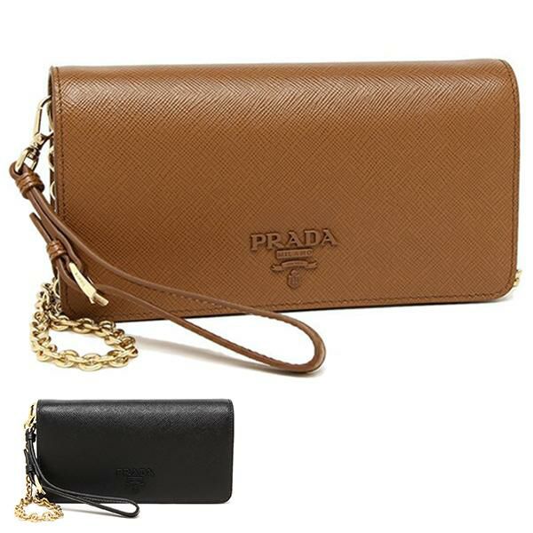 プラダ ショルダーバッグ サフィアーノ ミニバッグ 財布ショルダー チェーンウォレット リストレット レディース Prada 1dh029 2ebw Axes