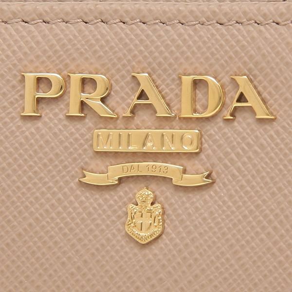 プラダ 財布 PRADA 1ML018 ZLP F0KNX SAFFIANO MULTICOLOR サフィアーノ レディース 二つ折り財布 無地 CIPRIA/FUOCO 詳細画像