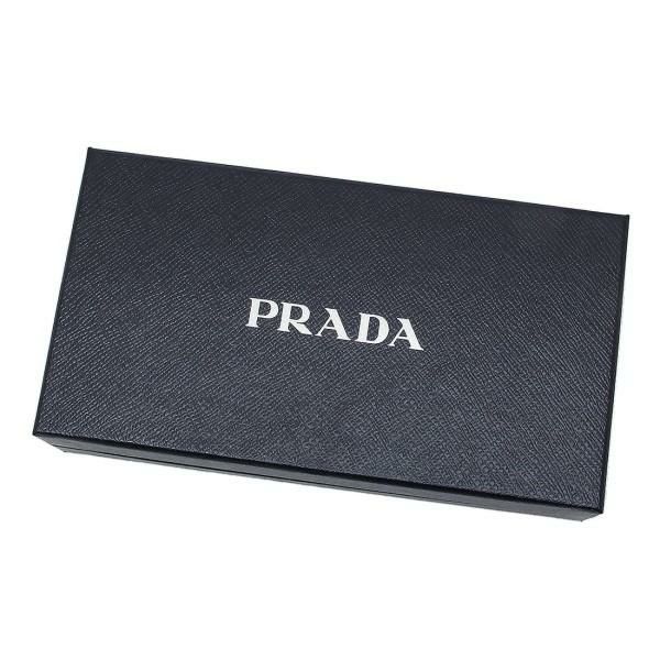 プラダ 財布 PRADA 2ML317 QME F0002 SAFFIANO METAL サフィアーノ メタル メンズ 長財布 無地 NERO 黒 詳細画像