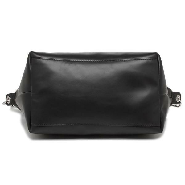 ロンシャン バッグ LONGCHAMP 1512 712 001 LE PLIAGE CUIR ESTAMPE プリアージュ キュイール TOP HANDLE S レディース ハンドバッグ 無地 BLACK 黒 詳細画像