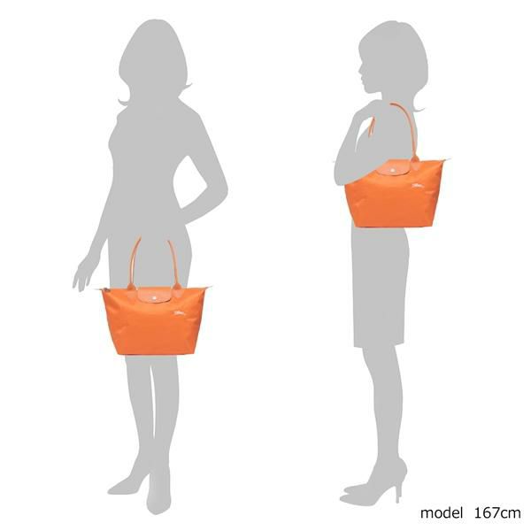 ロンシャン バッグ LONGCHAMP 2605 619 P34 LE PLIAGE CLUB プリアージュクラブ TOP HANDLE S レディース トートバッグ 無地 ORANGE 詳細画像