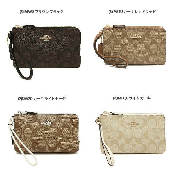 コーチ ポーチ リストレット シグネチャー レディース COACH F58033 詳細画像