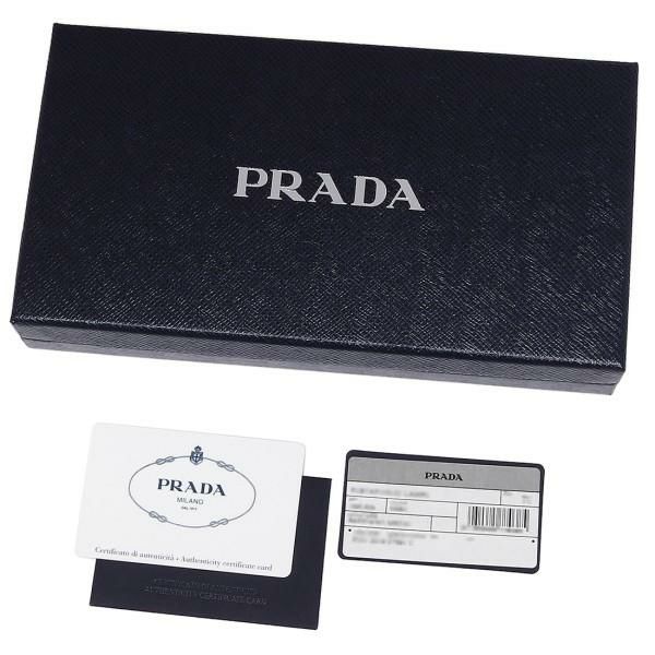 プラダ キーリング キーホルダー サフィアーノ レディース PRADA 1PP128 2DF6 詳細画像