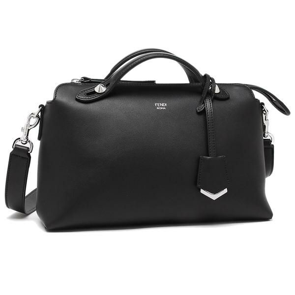 フェンディ バッグ FENDI 8BL146 1D5 F0GXN BY THE WAY バイザウェイ 2WAY レディース ハンドバッグ 無地 BLACK/PALLADIUM 黒 ブラック