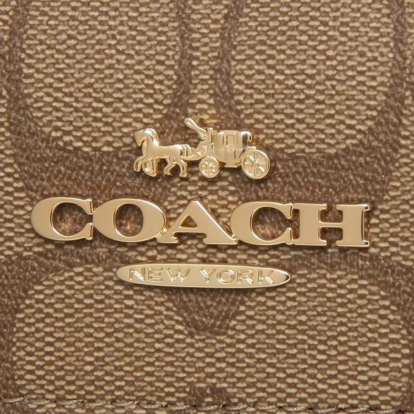 コーチ バッグ COACH F83607 IME74 ローワン サッチェル シグネチャー キャンバス レディース ハンドバッグ ショルダーバッグ カーキ サドル2 詳細画像