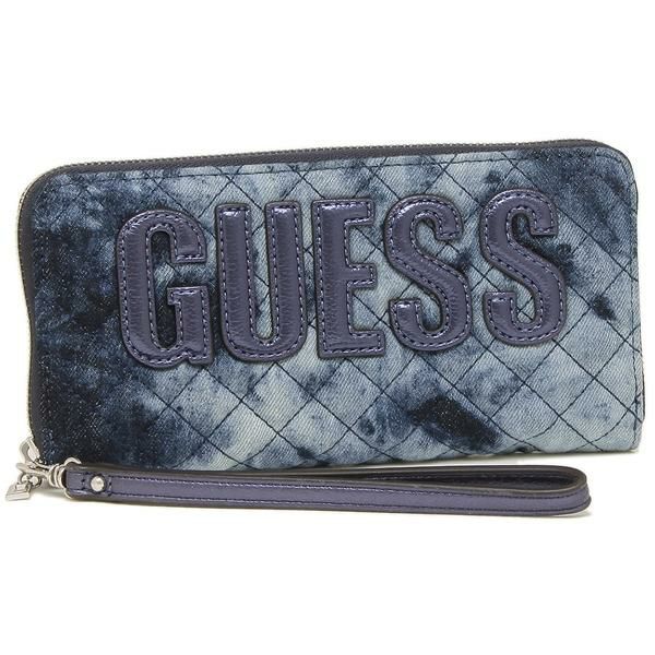 ゲス 長財布 メンズ レディース Guess Dl Den ブルー