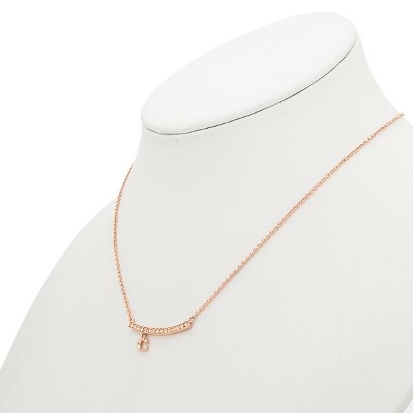 コーチ ネックレス アクセサリー COACH 91431 RGD SIGNATURE PAVE BAR NECKLACE レディース ペンダント ROSE GOLD 詳細画像