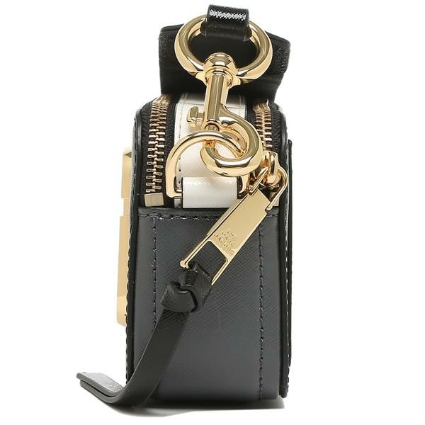 マークジェイコブス バッグ MARC JACOBS M0014146 003 SNAPSHOT スナップショット レディース ショルダーバッグ 無地 NEW BLACK MULTI 黒 詳細画像